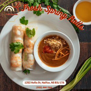 fresh spring rolls at Pho Maniac